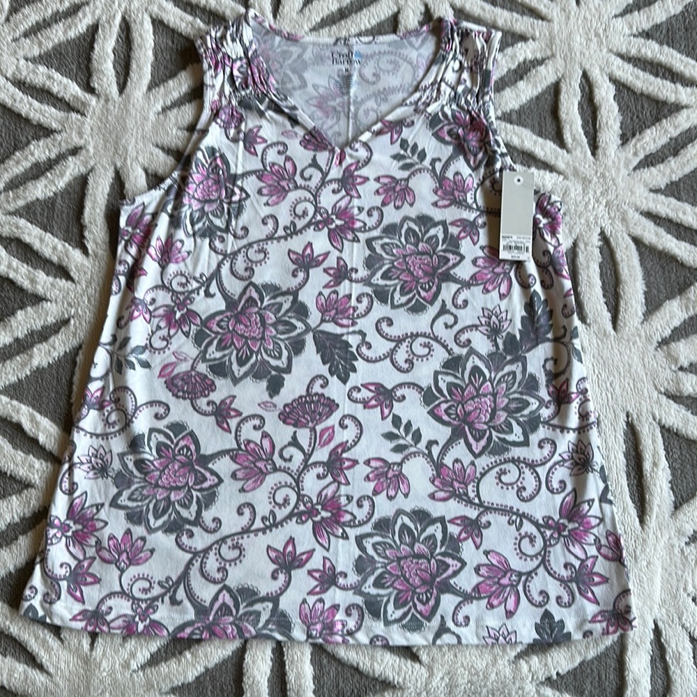 Floral tank top